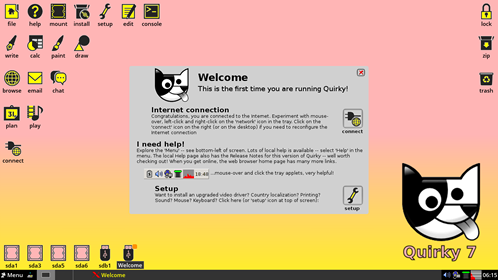 Quirky desktop